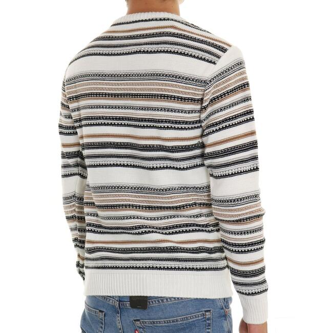 MAGLIA A RIGHE BL11 - Mad Fashion | img vers.650x/